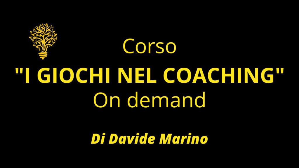 Corso “I giochi nel coaching” (on demand)