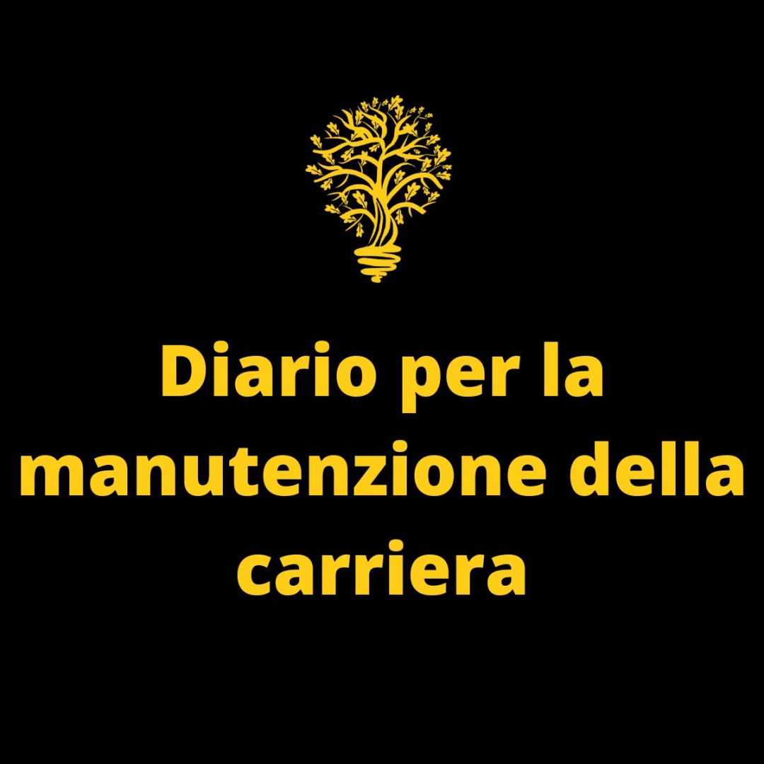 Diario per la manutenzione della carriera